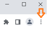 Image of Chrome menu icon