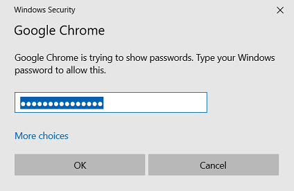 Image of Chrome operating system password prompt